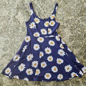 Blue Daisy Skater Dress